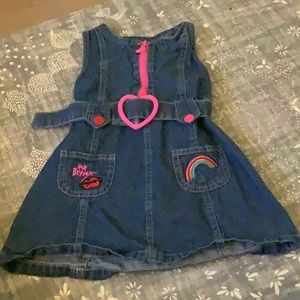 Betsey Johnson Denim Toddler Dress size 2